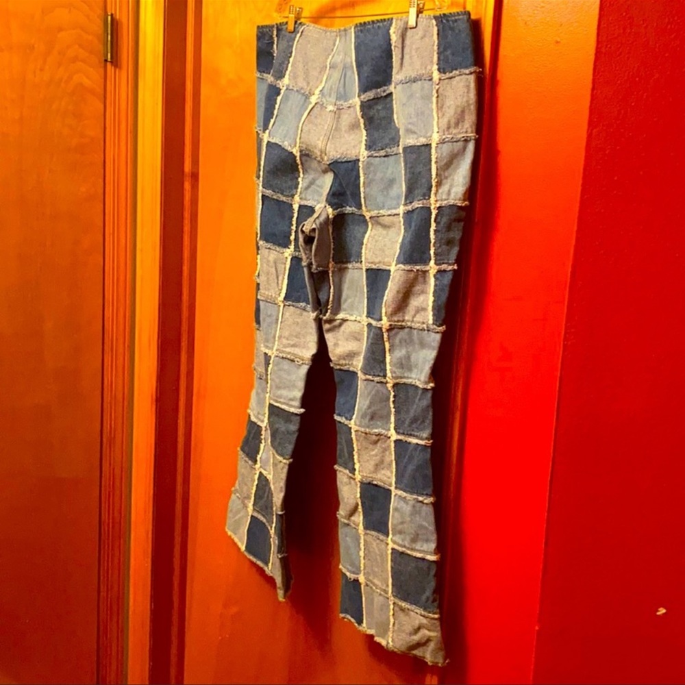 Denim patchwork jeans - Picture 2 of 6
